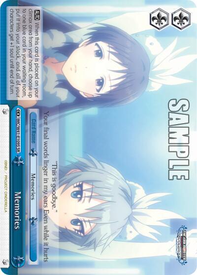 Memories (SR) - [The iDOLM@STER Cinderella Girls] | Gear Gaming Fayetteville