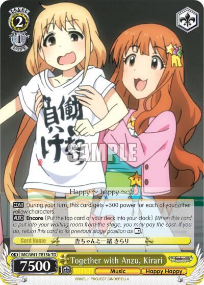 Together with Anzu, Kirari (B) - [The iDOLM@STER Cinderella Girls] | Gear Gaming Fayetteville