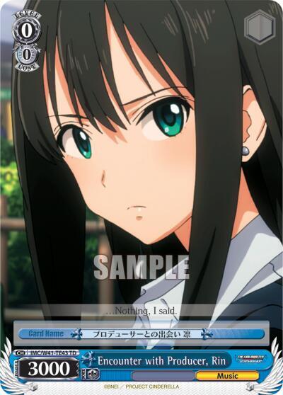 Encounter with Producer, Rin - [The iDOLM@STER Cinderella Girls] | Gear Gaming Fayetteville