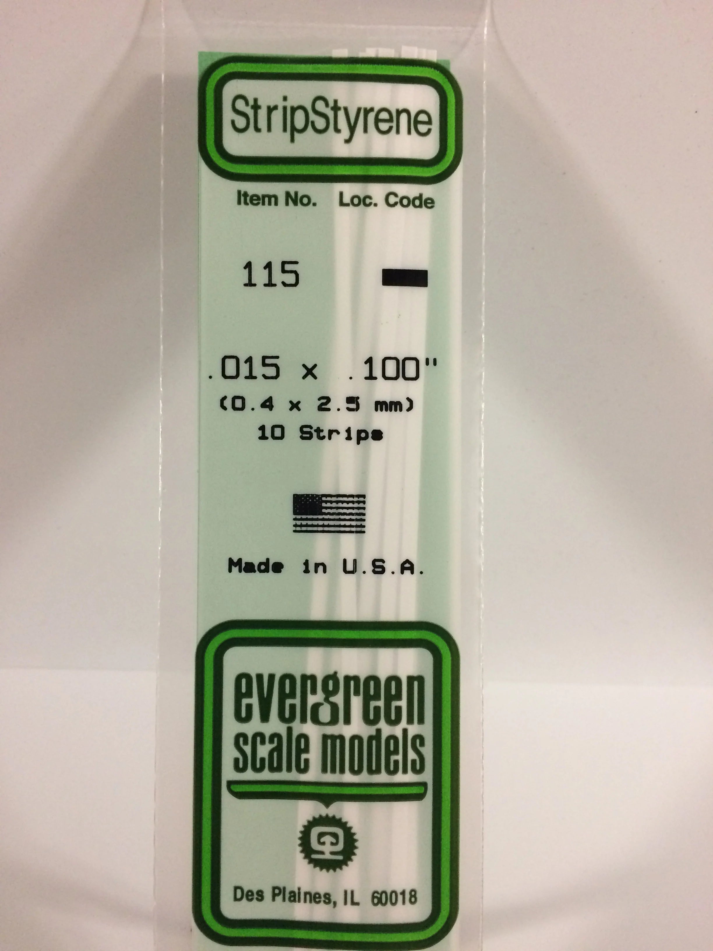 115 - .015" X .100" OPAQUE WHITE POLYSTYRENE STRIP | Gear Gaming Fayetteville