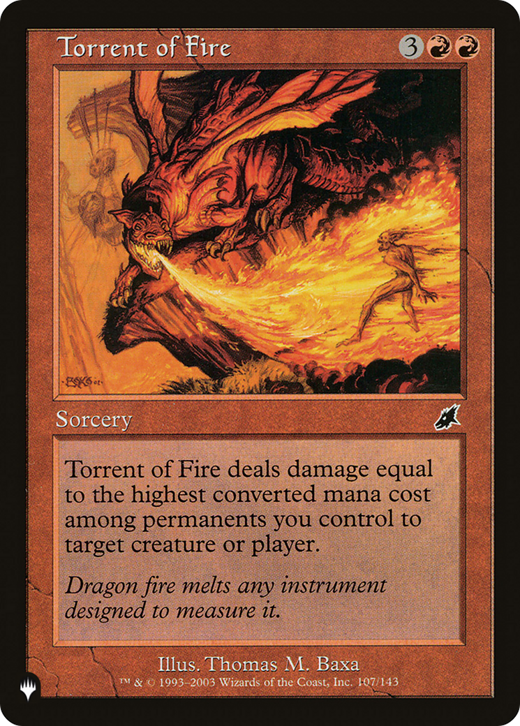 Torrent of Fire [The List] | Gear Gaming Fayetteville