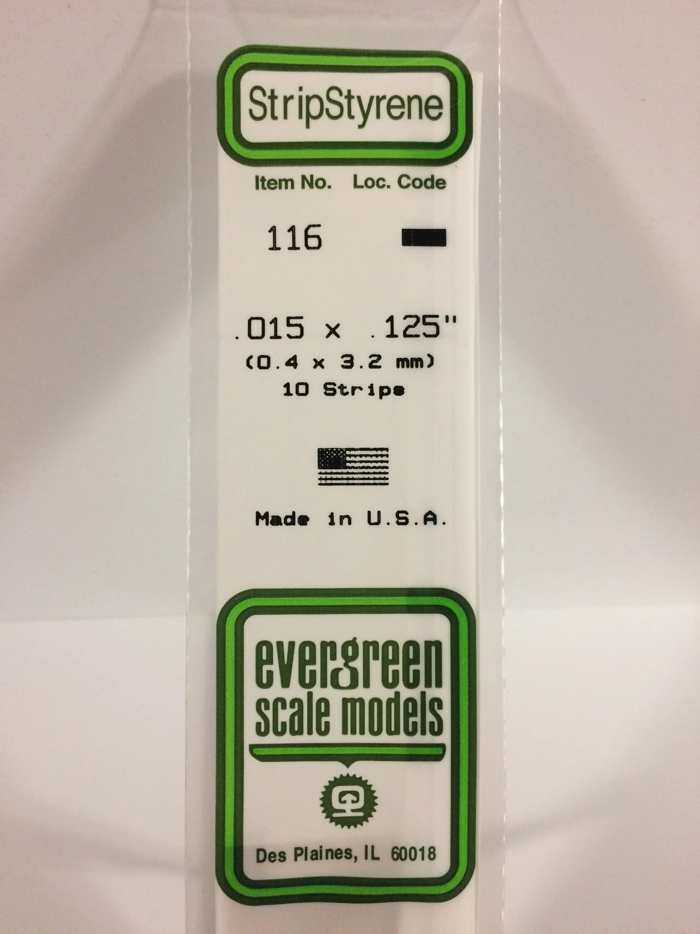 116 - .015" X .125" OPAQUE WHITE POLYSTYRENE STRIP | Gear Gaming Fayetteville