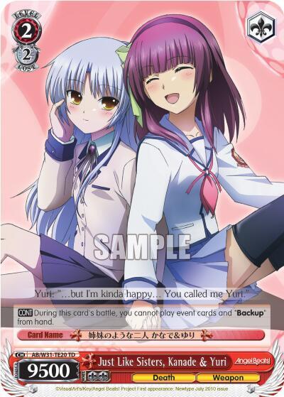 Just Like Sisters, Kanade & Yuri - [Angel Beats! Re:Edit] | Gear Gaming Fayetteville
