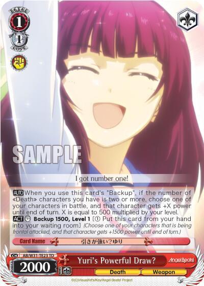 Yuri's Powerful Draw? - [Angel Beats! Re:Edit] | Gear Gaming Fayetteville
