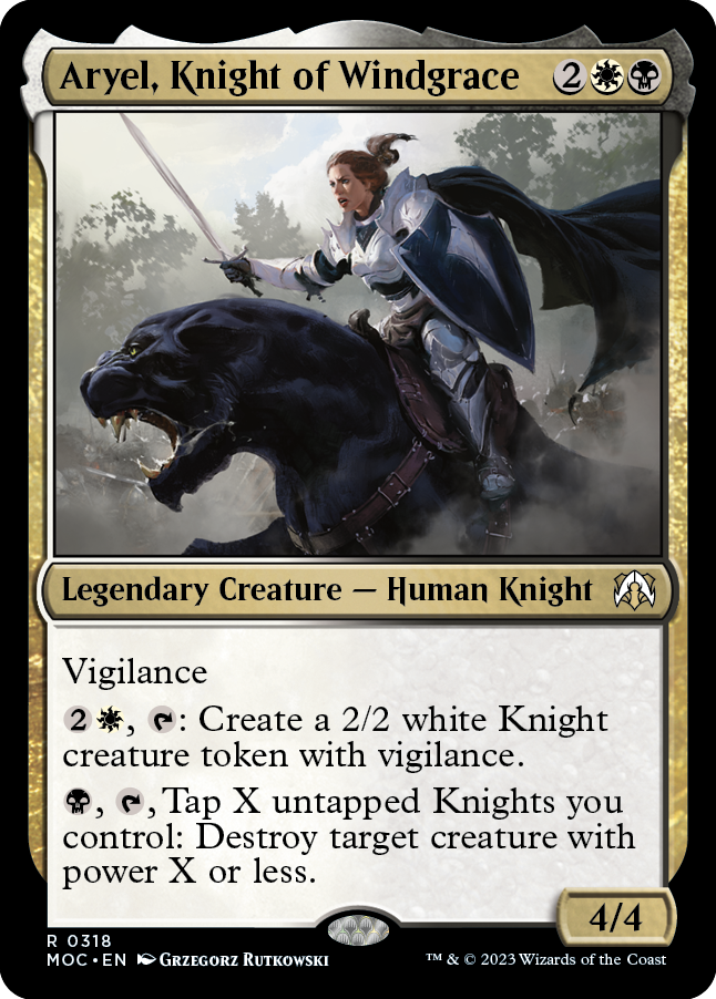 Aryel, Knight of Windgrace [March of the Machine Commander] | Gear Gaming Fayetteville