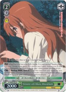 Encounter with Mikuru, Mikuru(Adult) (Foil) - [The Melancholy of Haruhi Suzumiya Extra Booster] | Gear Gaming Fayetteville
