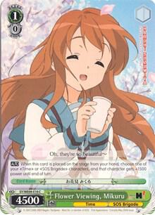 Flower Viewing, Mikuru (Foil) - [The Melancholy of Haruhi Suzumiya Extra Booster] | Gear Gaming Fayetteville