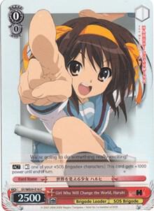 Girl Who Will Change the World, Haruhi (Foil) - [The Melancholy of Haruhi Suzumiya Extra Booster] | Gear Gaming Fayetteville
