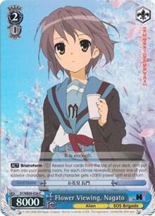 Flower Viewing, Nagato (Foil) - [The Melancholy of Haruhi Suzumiya Extra Booster] | Gear Gaming Fayetteville