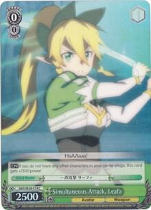 Simultaneous Attack, Leafa (Parallel Foil) - [Sword Art Online II Vol.2] | Gear Gaming Fayetteville