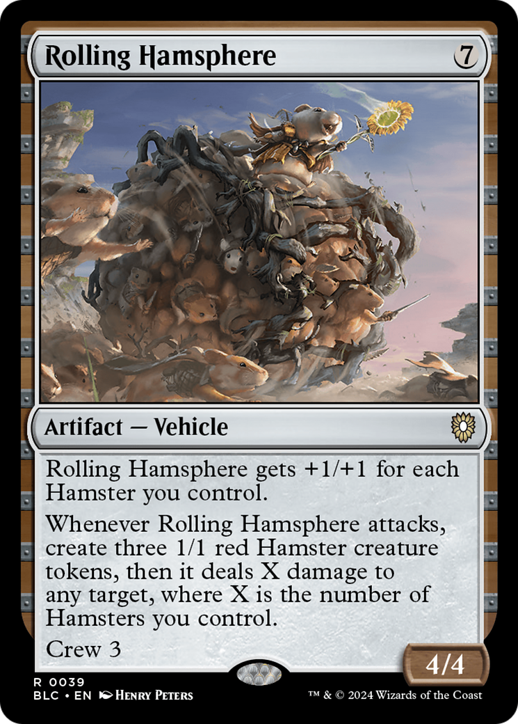 Rolling Hamsphere [Bloomburrow Commander] | Gear Gaming Fayetteville