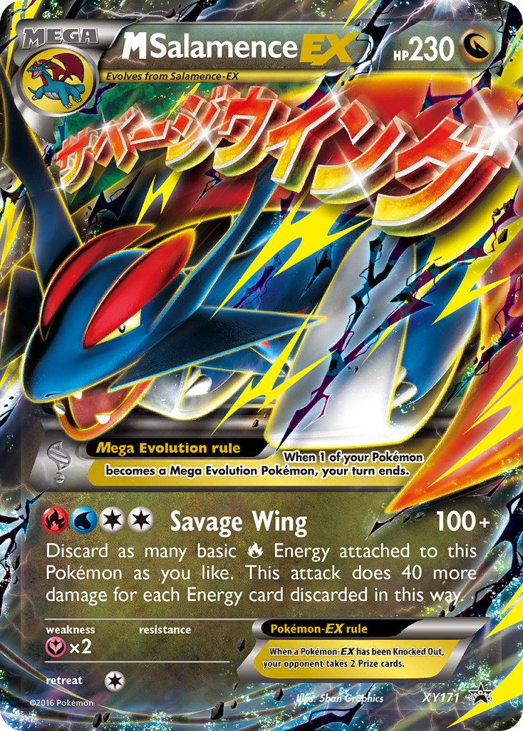 M Salamence EX (XY171) [XY: Black Star Promos] | Gear Gaming Fayetteville