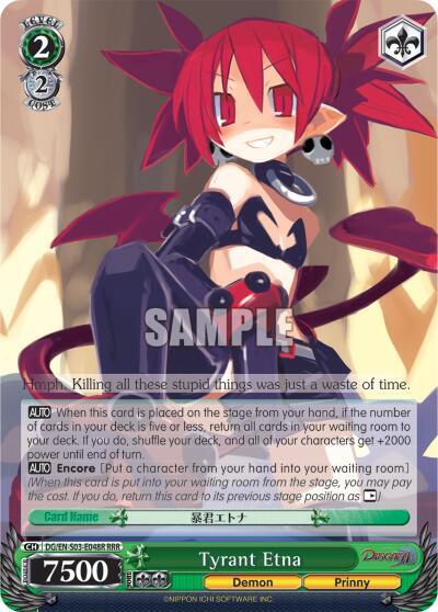 Tyrant Etna (RRR) - [Disgaea] | Gear Gaming Fayetteville