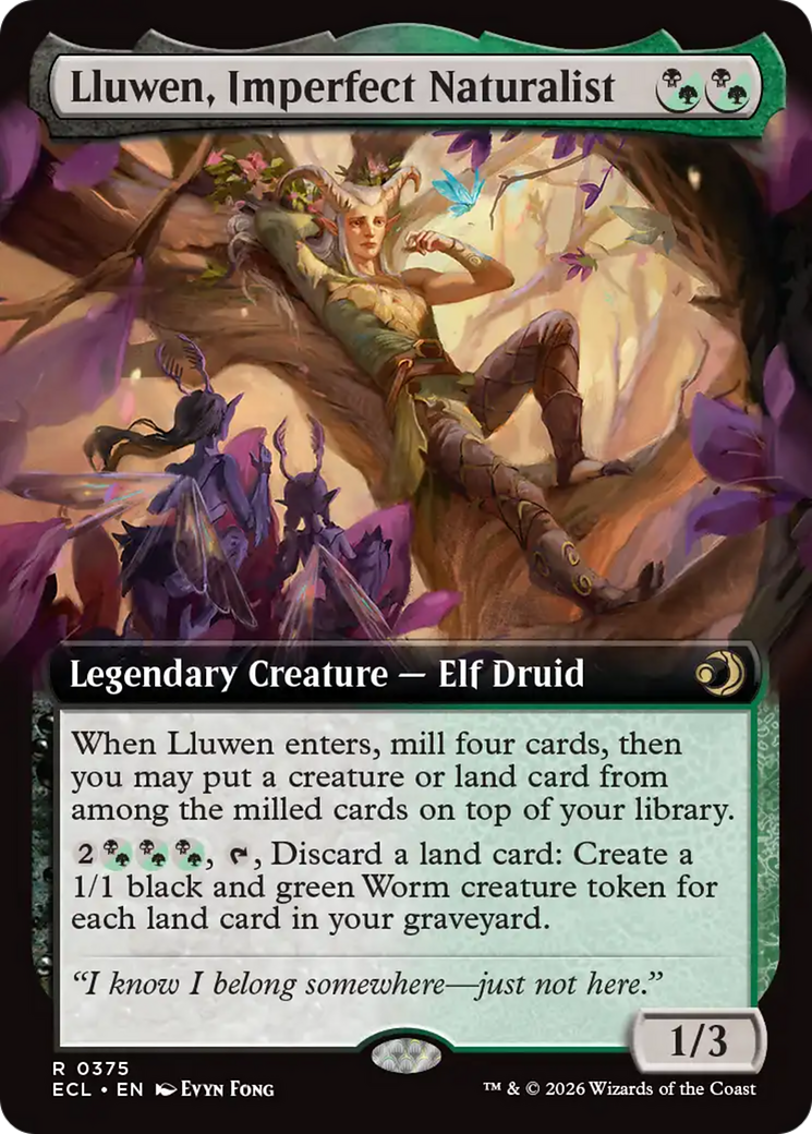 Lluwen, Imperfect Naturalist (Extended Art) [Lorwyn Eclipsed] | Gear Gaming Fayetteville