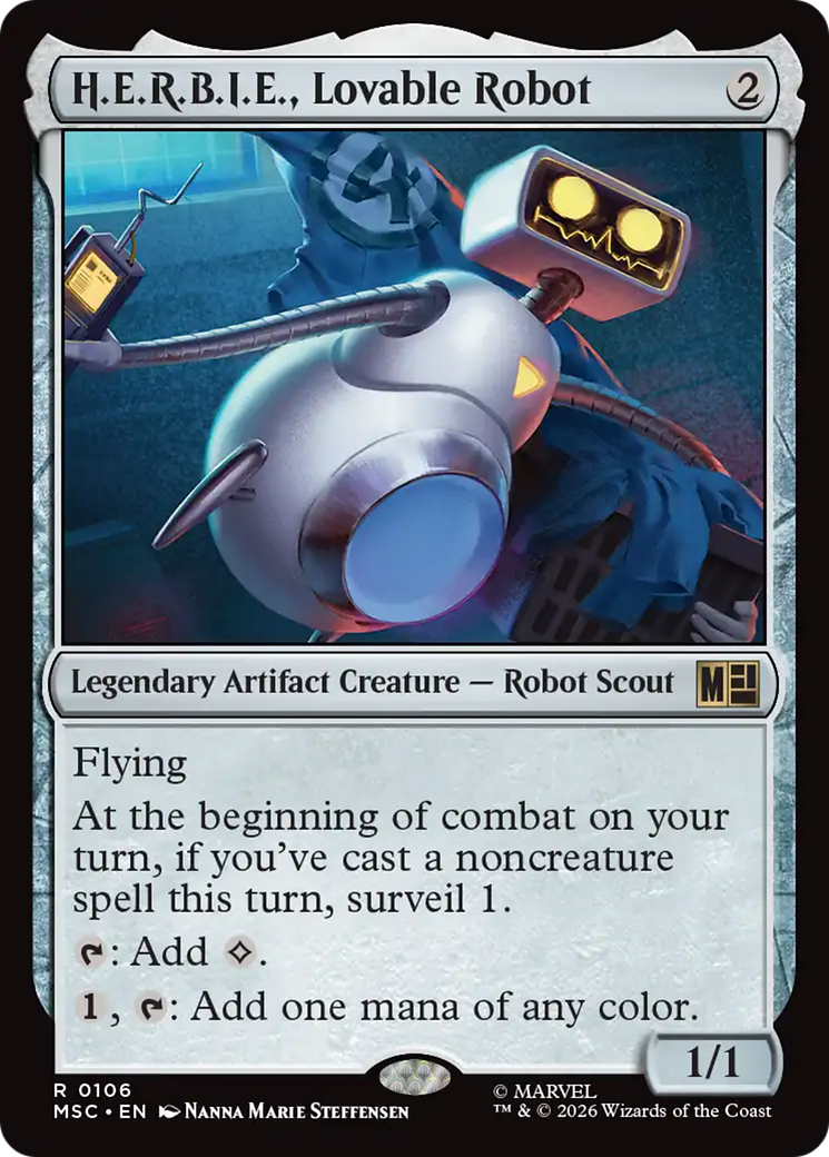 H.E.R.B.I.E., Lovable Robot [Marvel Super Heroes Commander] | Gear Gaming Fayetteville