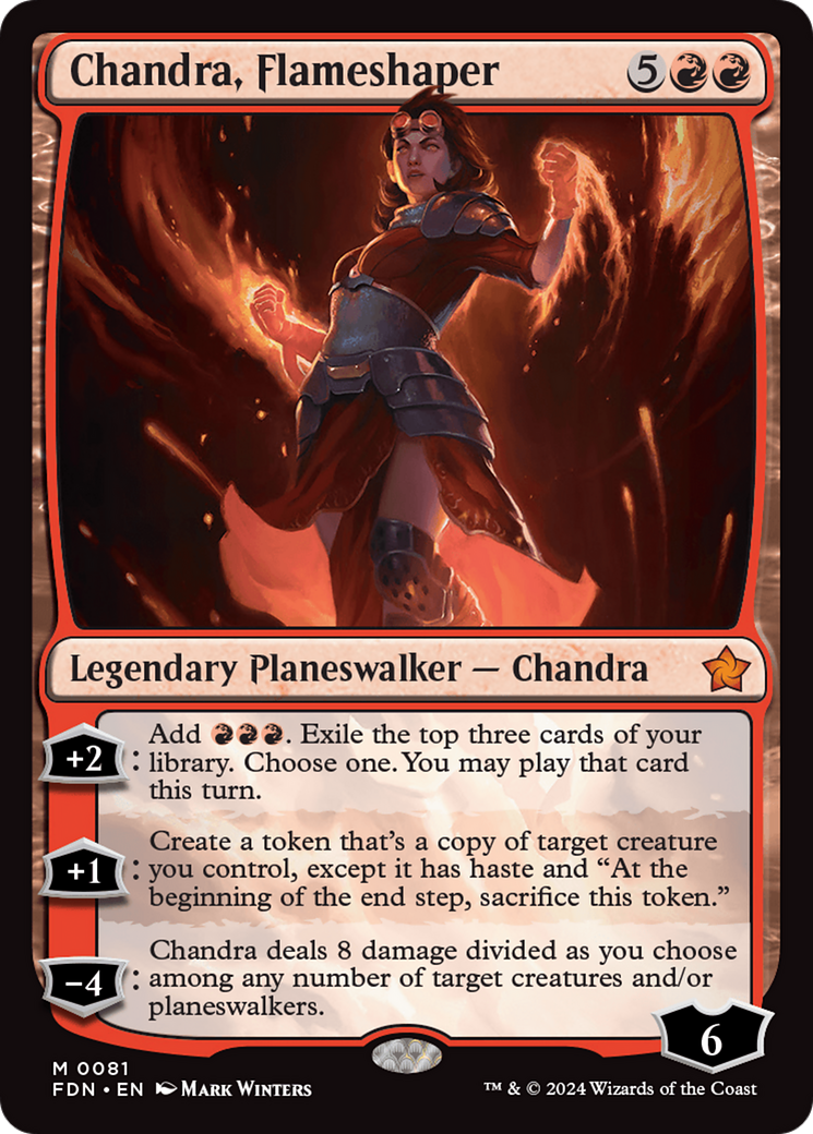 Chandra, Flameshaper [Foundations] | Gear Gaming Fayetteville