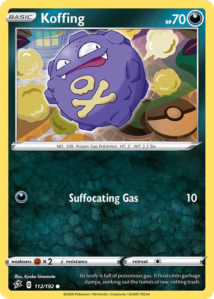 Koffing (112/192) [Sword & Shield: Rebel Clash] | Gear Gaming Fayetteville