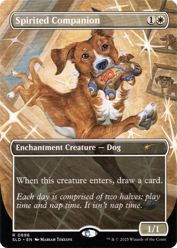 Spirited Companion (0896) (Rainbow Foil) [Secret Lair Drop Series] | Gear Gaming Fayetteville