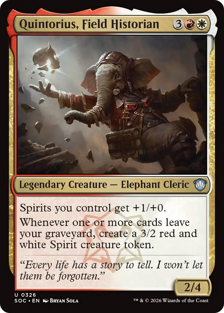 Quintorius, Field Historian [Secrets of Strixhaven Commander] | Gear Gaming Fayetteville