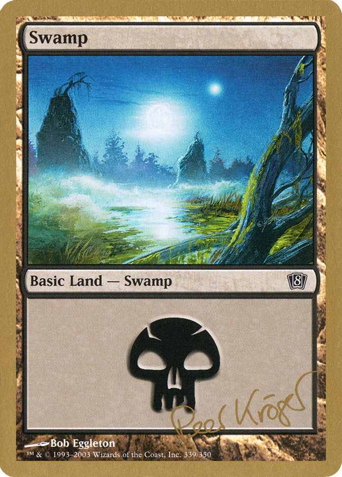 Swamp (pk339) (Peer Kroger) [World Championship Decks 2003] | Gear Gaming Fayetteville