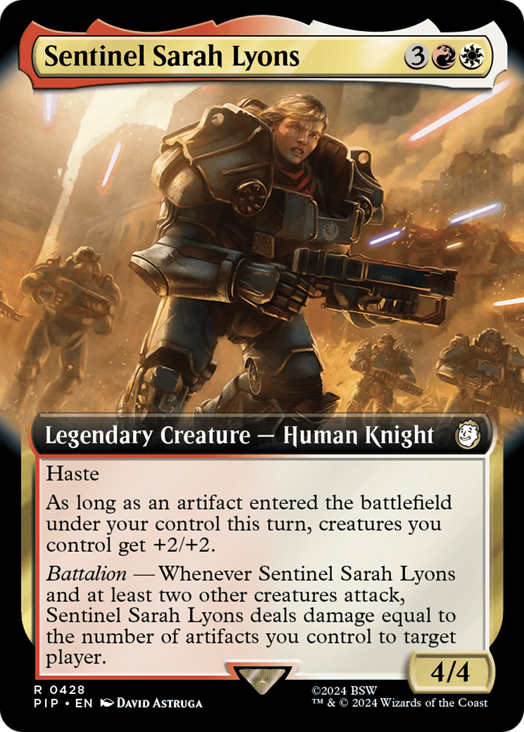 Sentinel Sarah Lyons (Extended Art) [Fallout] | Gear Gaming Fayetteville