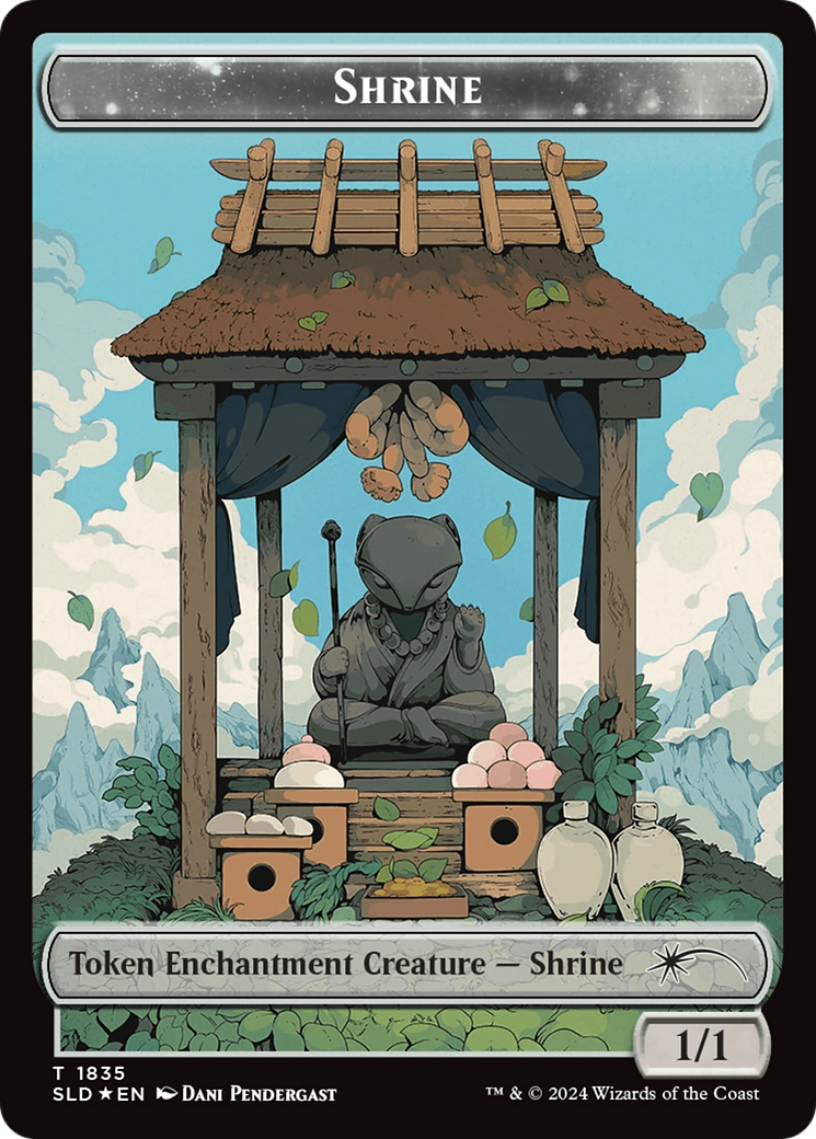 Shrine Token (Rainbow Foil) [Secret Lair: From Cute to Brute Tokens] | Gear Gaming Fayetteville