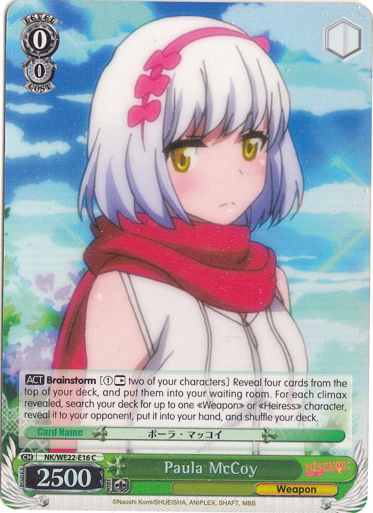 Paula McCoy (Parallel Foil) - [NISEKOI Extra Booster] | Gear Gaming Fayetteville