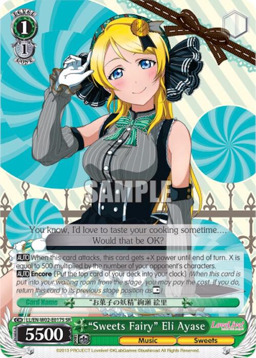 "Sweets Fairy" Eli Ayase (SR) - [Love Live! DX Vol.2] | Gear Gaming Fayetteville