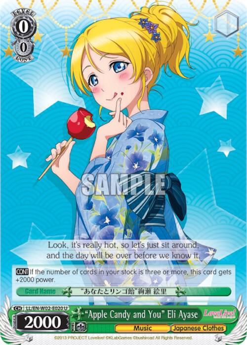 "Apple Candy and You" Eli Ayase - [Love Live! DX Vol.2] | Gear Gaming Fayetteville
