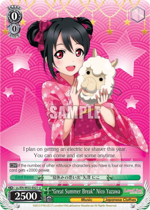 "Great Summer Break" Nico Yazawa - [Love Live! DX Vol.2] | Gear Gaming Fayetteville