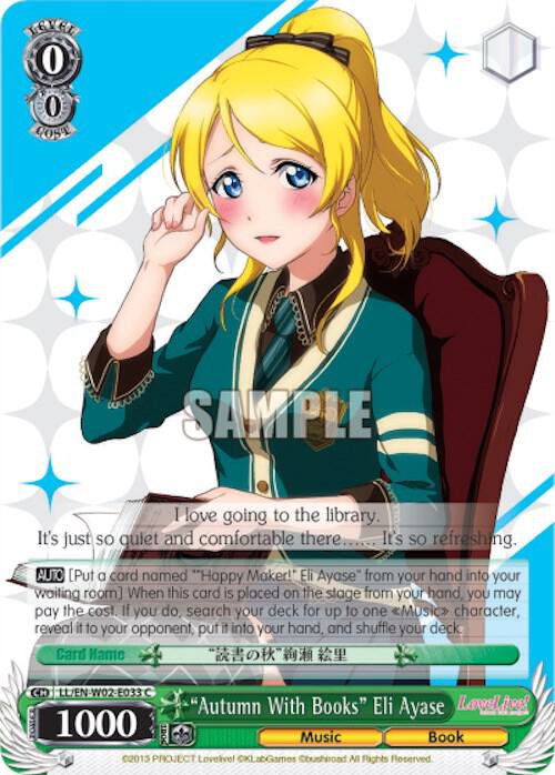 "Autumn With Books" Eli Ayase - [Love Live! DX Vol.2] | Gear Gaming Fayetteville