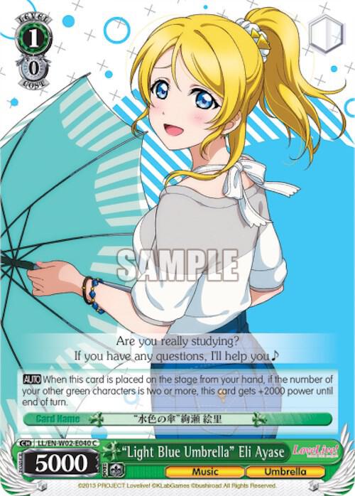 "Light Blue Umbrella" Eli Ayase - [Love Live! DX Vol.2] | Gear Gaming Fayetteville