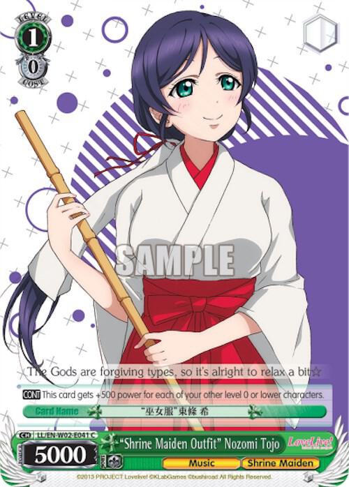 "Shrine Maiden Outfit" Nozomi Tojo - [Love Live! DX Vol.2] | Gear Gaming Fayetteville