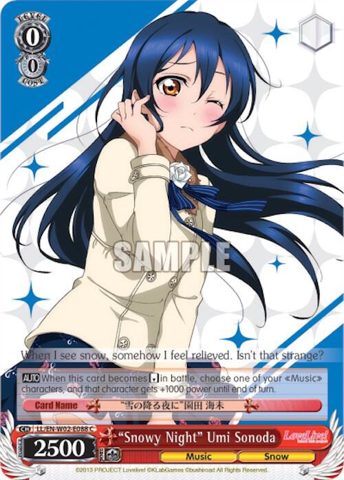 "Snowy Night" Umi Sonoda - [Love Live! DX Vol.2] | Gear Gaming Fayetteville