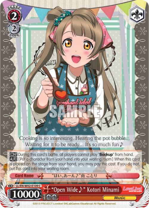 "Open Wide~" Kotori Minami - [Love Live! DX Vol.2] | Gear Gaming Fayetteville