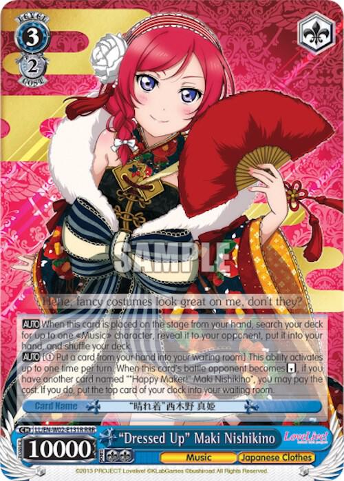 "Dressed Up" Maki Nishikino (RRR) - [Love Live! DX Vol.2] | Gear Gaming Fayetteville