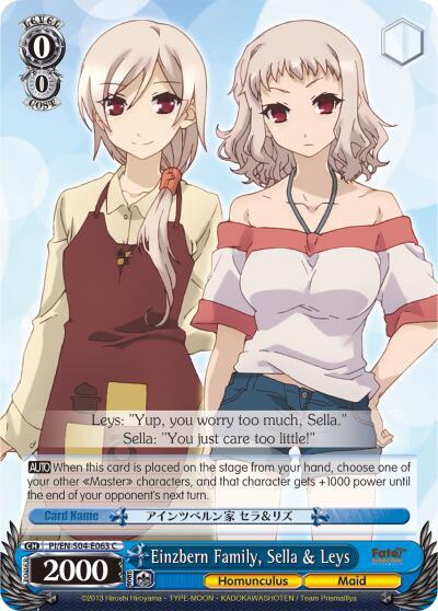 Einzbern Family, Sella & Leys - [Fate/kaleid liner PRISMA ILLYA DX] | Gear Gaming Fayetteville