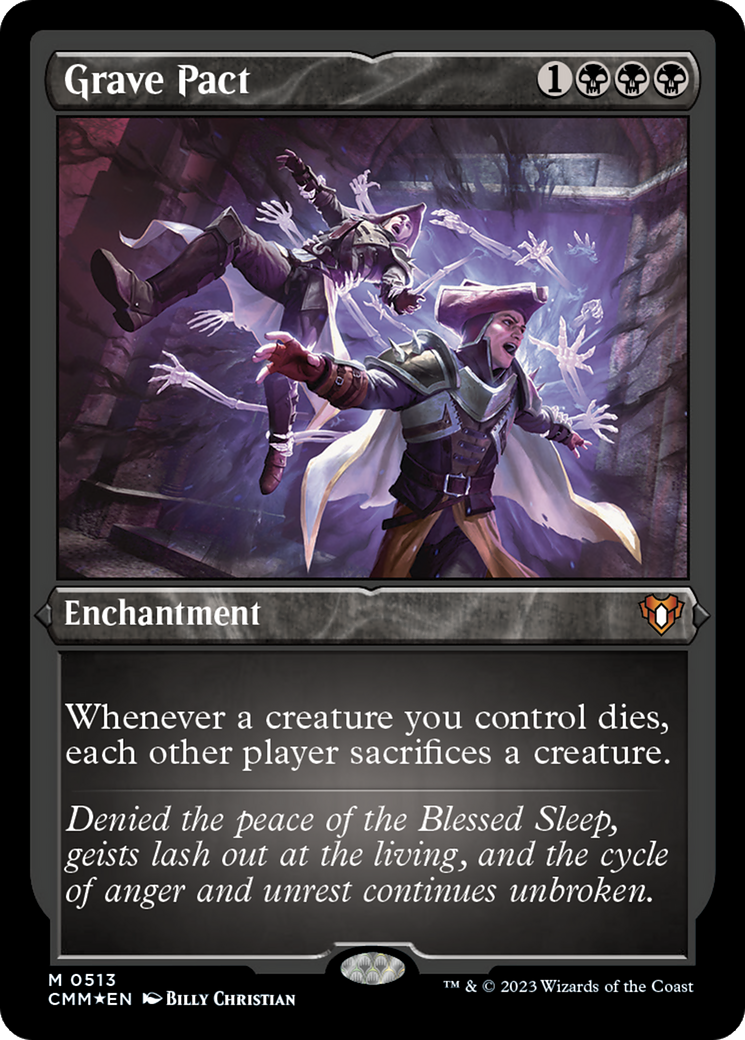Grave Pact (Foil Etched) [Commander Masters] | Gear Gaming Fayetteville