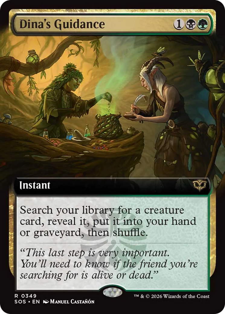 Dina's Guidance (Extended Art) [Secrets of Strixhaven] | Gear Gaming Fayetteville