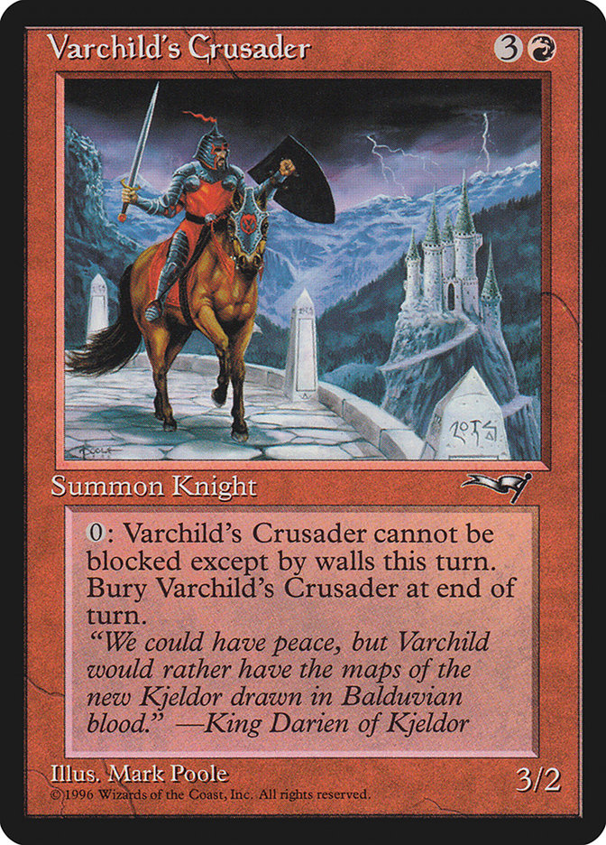 Varchild's Crusader (Brown Horse) [Alliances] | Gear Gaming Fayetteville