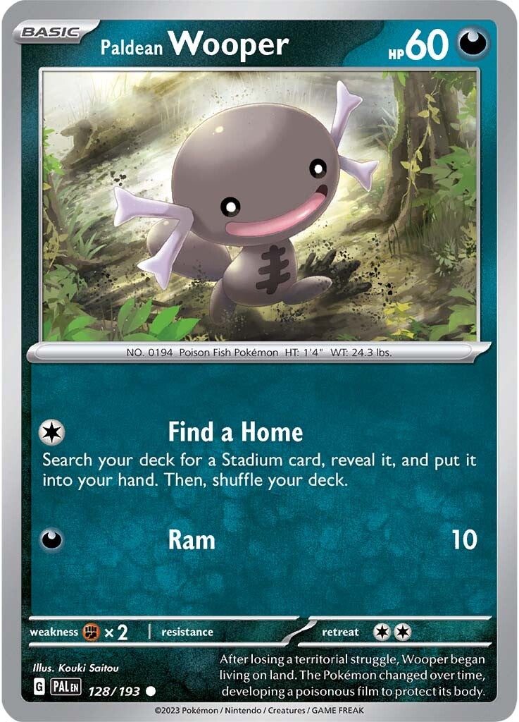 Paldean Wooper (128/193) [Scarlet & Violet: Paldea Evolved] | Gear Gaming Fayetteville
