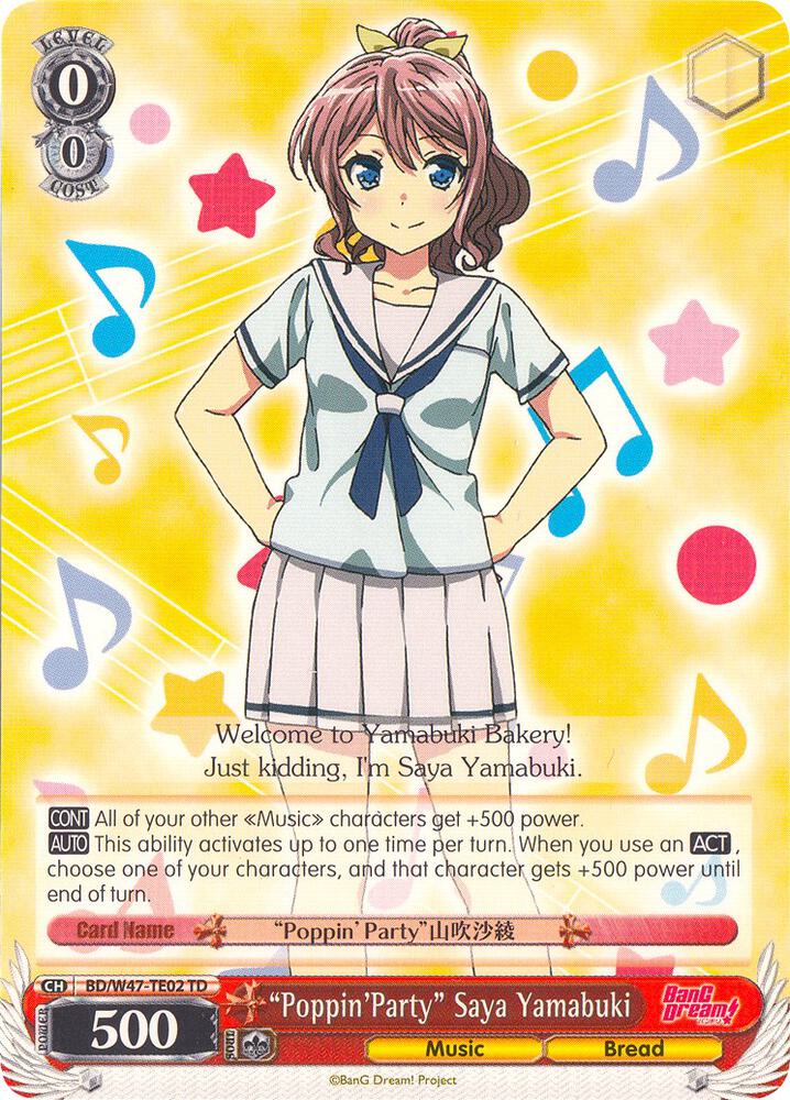 "Poppin'Party" Saya Yamabuki - [BanG Dream!] | Gear Gaming Fayetteville