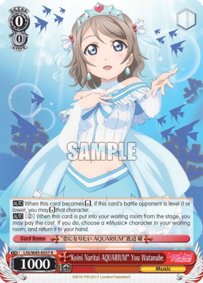 "Koini Naritai AQUARIUM" You Watanabe - [Love Live! Sunshine!!] | Gear Gaming Fayetteville