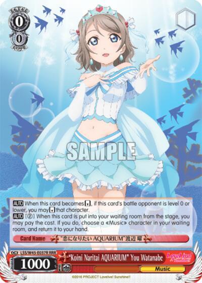 "Koini Naritai AQUARIUM" You Watanabe (RRR) - [Love Live! Sunshine!!] | Gear Gaming Fayetteville