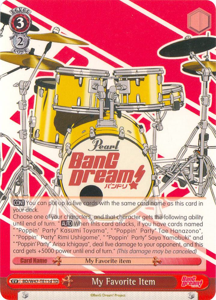 My Favorite Item (D) - [BanG Dream!] | Gear Gaming Fayetteville