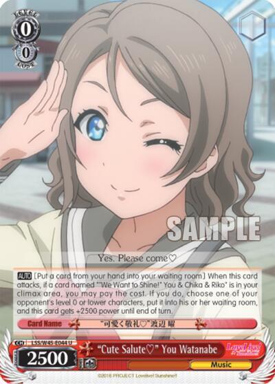 "Cute Salute" You Watanabe - [Love Live! Sunshine!!] | Gear Gaming Fayetteville