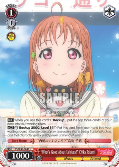 "What's Good About Uchiura" Chika Takami - [Love Live! Sunshine!!] | Gear Gaming Fayetteville