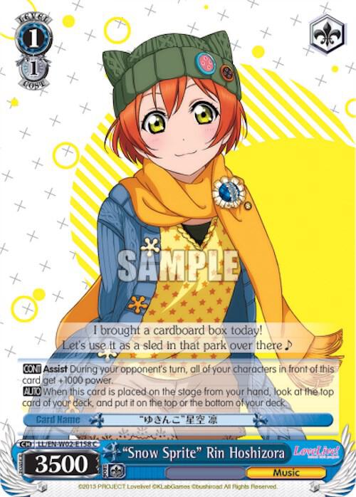 "Snow Sprite" Rin Hoshizora - [Love Live! DX Vol.2] | Gear Gaming Fayetteville