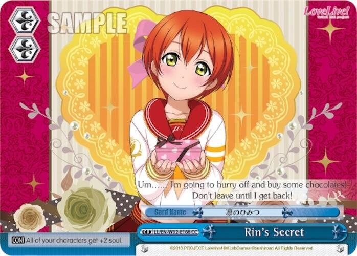 Rin's Secret - [Love Live! DX Vol.2] | Gear Gaming Fayetteville