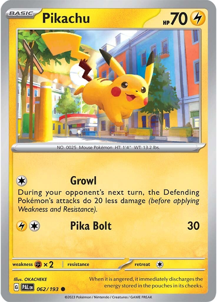 Pikachu (062/193) [Scarlet & Violet: Paldea Evolved] | Gear Gaming Fayetteville